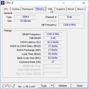 p05 R7-1700 oc CPU-Z memory