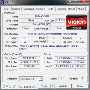 p02 A8-3870K base CPU-Z cpu