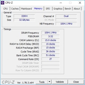 p05 R7-1700 default CPU-Z memory